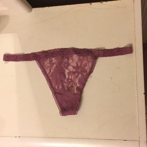 Victoria’s Secret lace g string panty